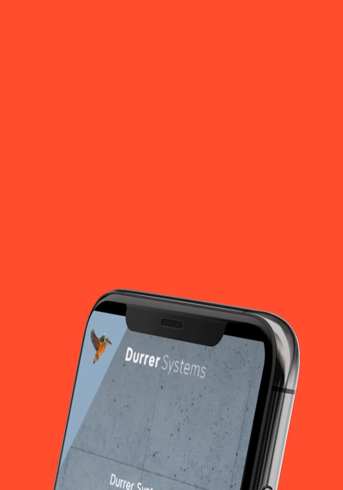 Die Website auf dem Telefon